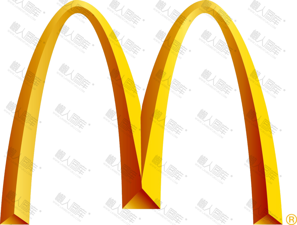 麦当劳金色拱门logo