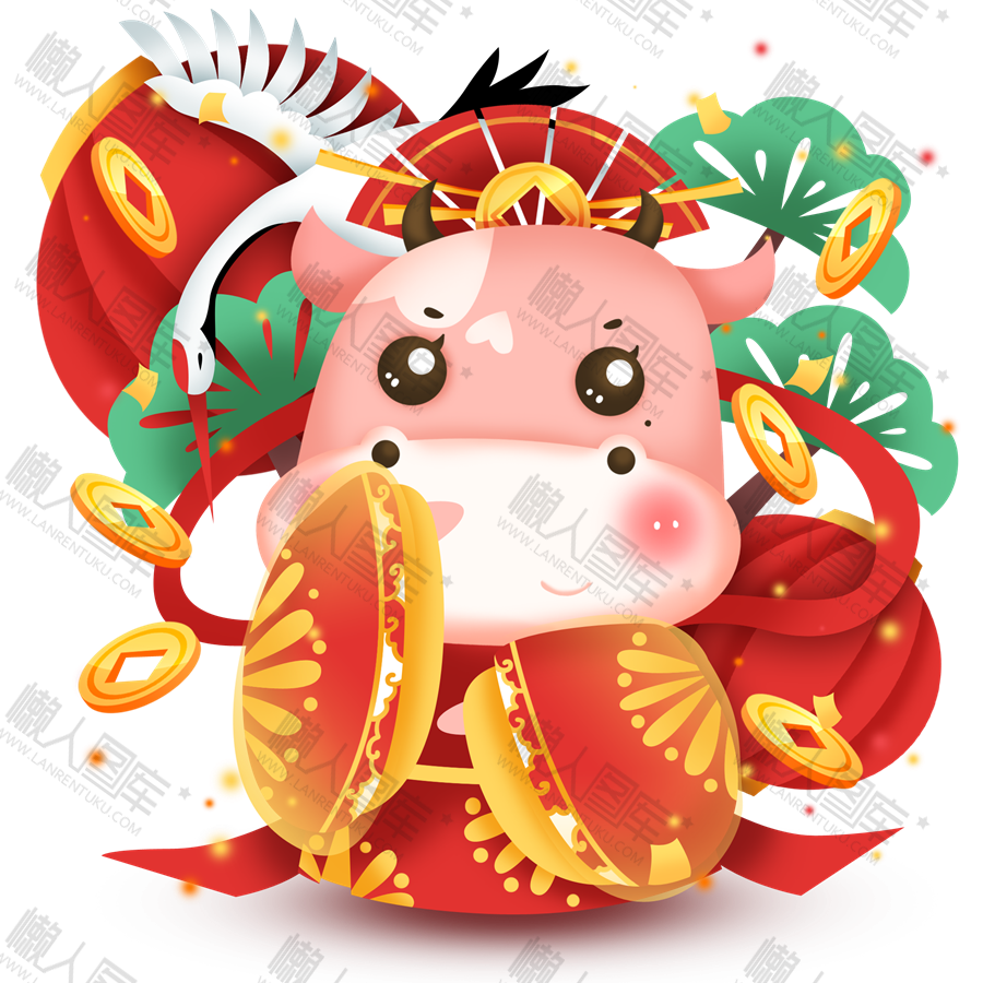 2021年牛年最新年画图片图1