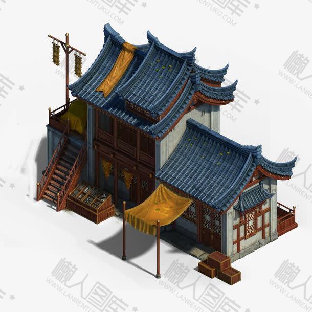 游戏建筑模型图片