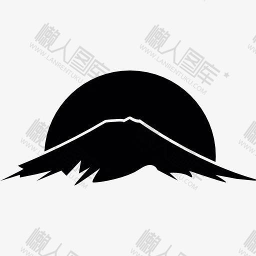 日本富士山图标