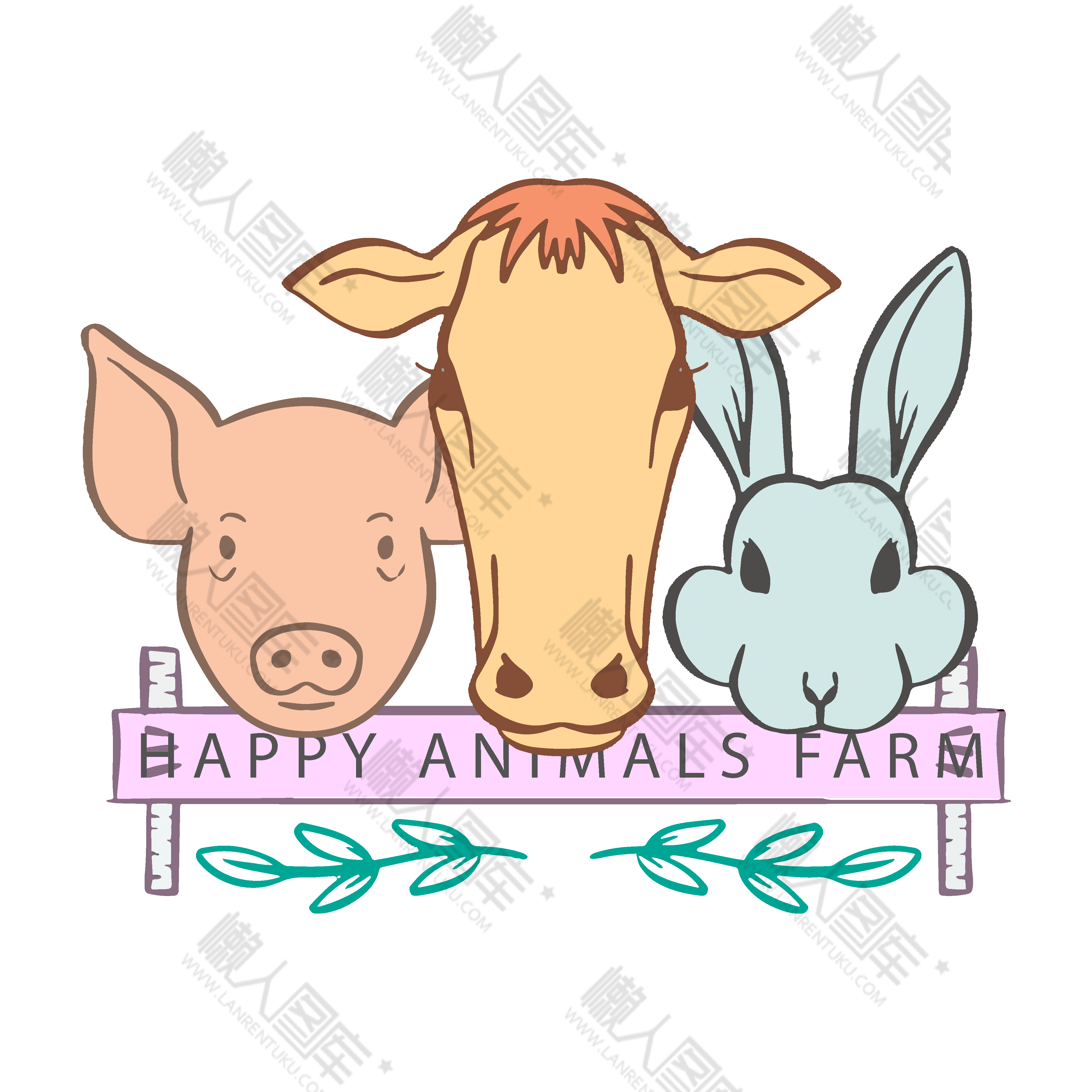 可爱动物农场logo