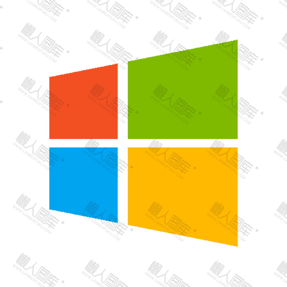 卡通微软logo