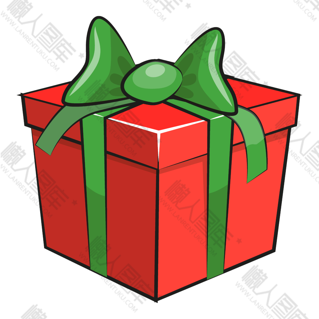 圣诞节礼物盒矢量图