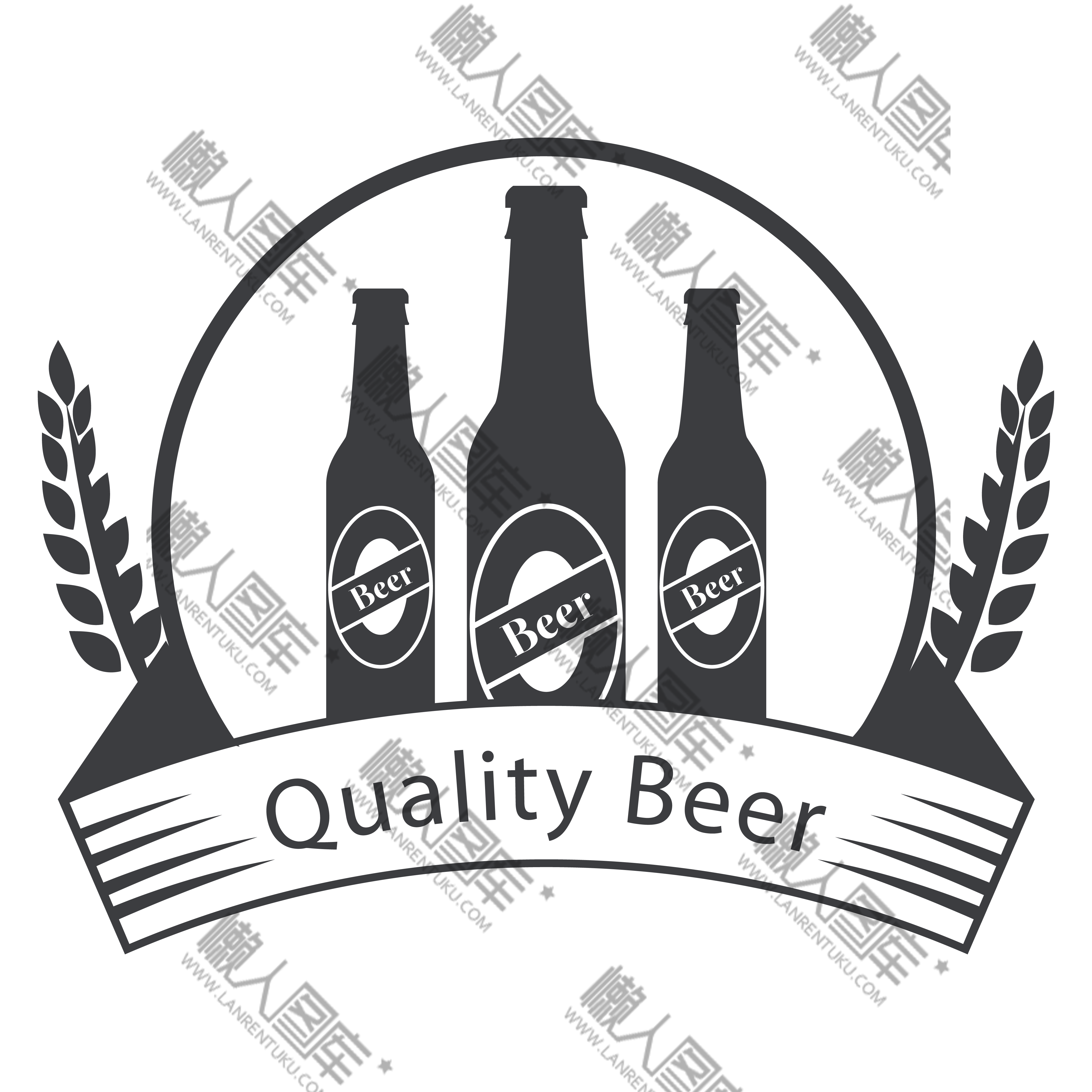 高档啤酒logo标志