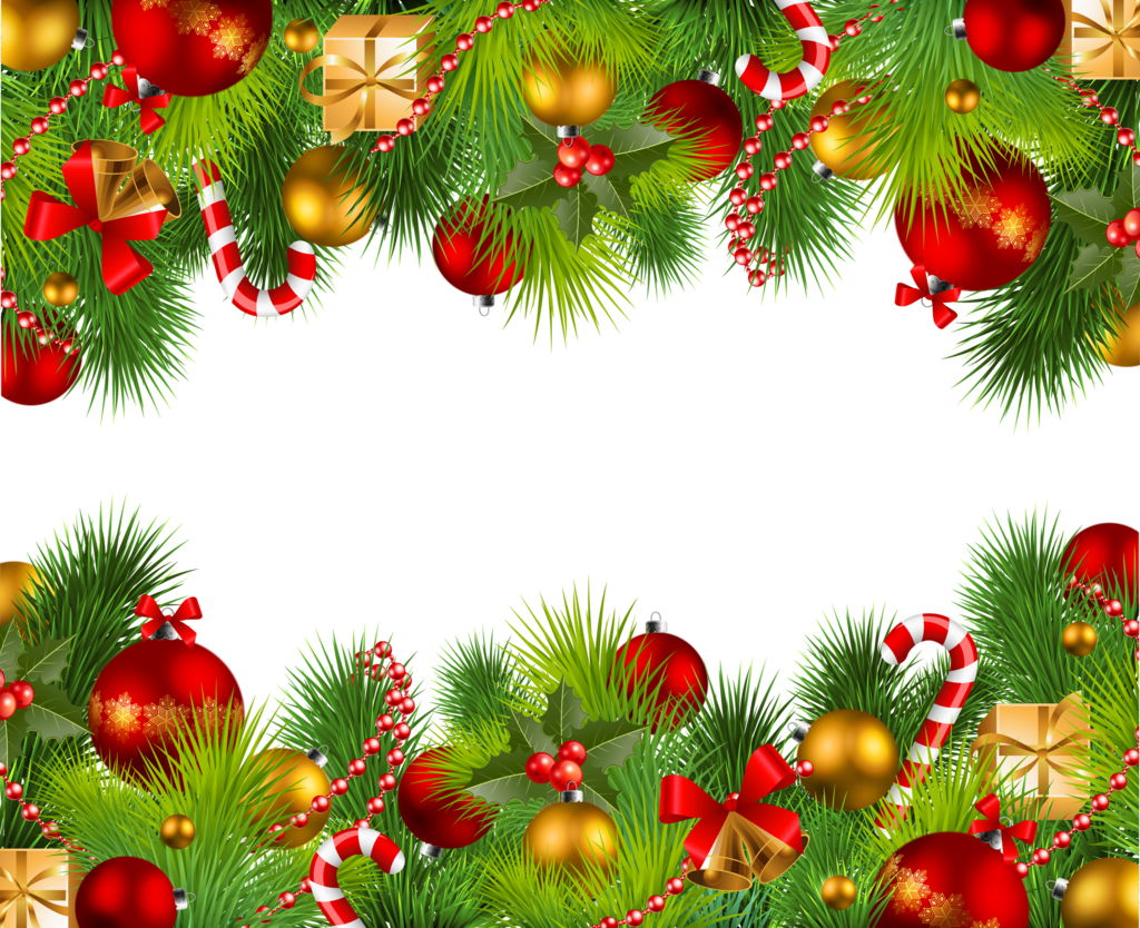 圣诞节装饰边框元素