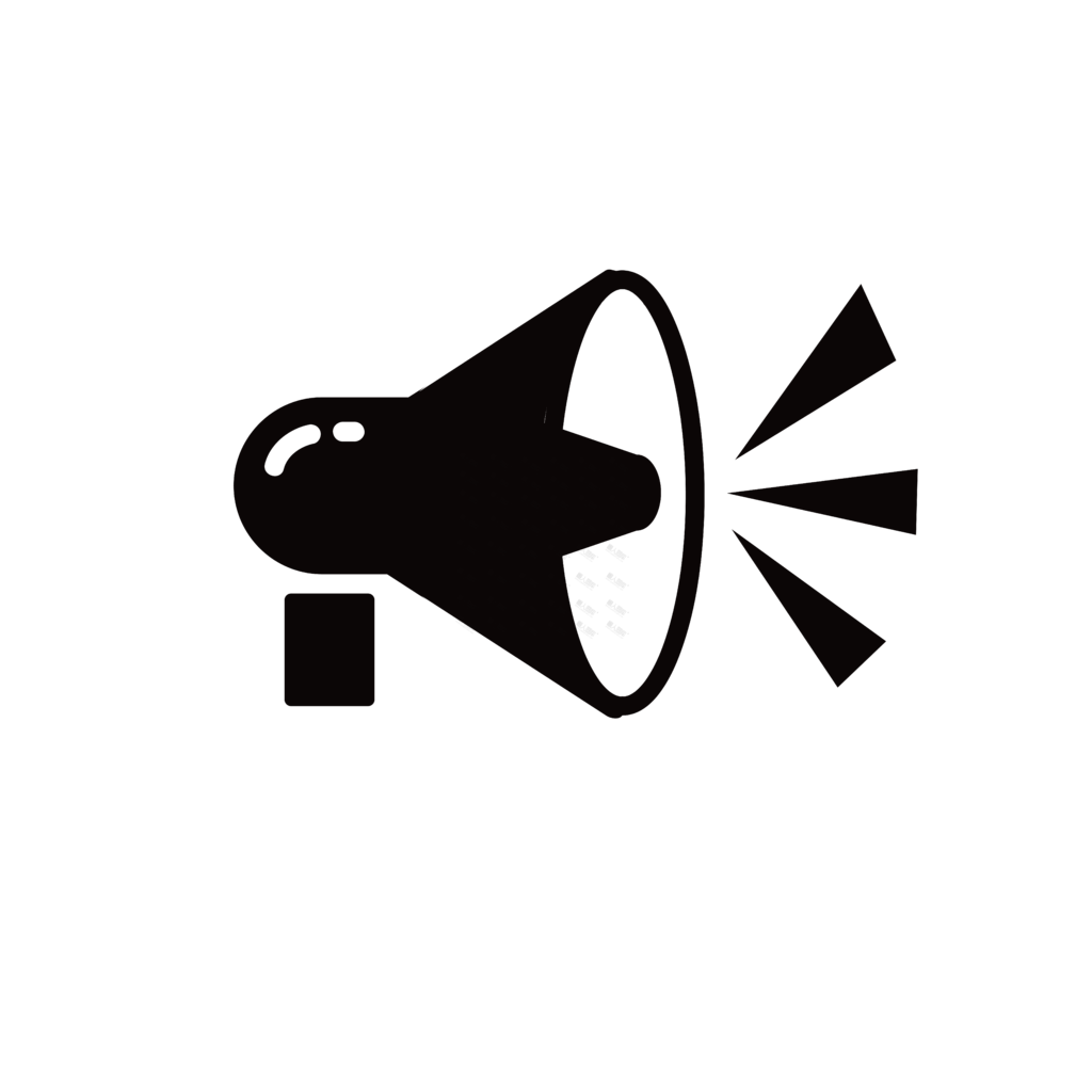 黑色喇叭logo
