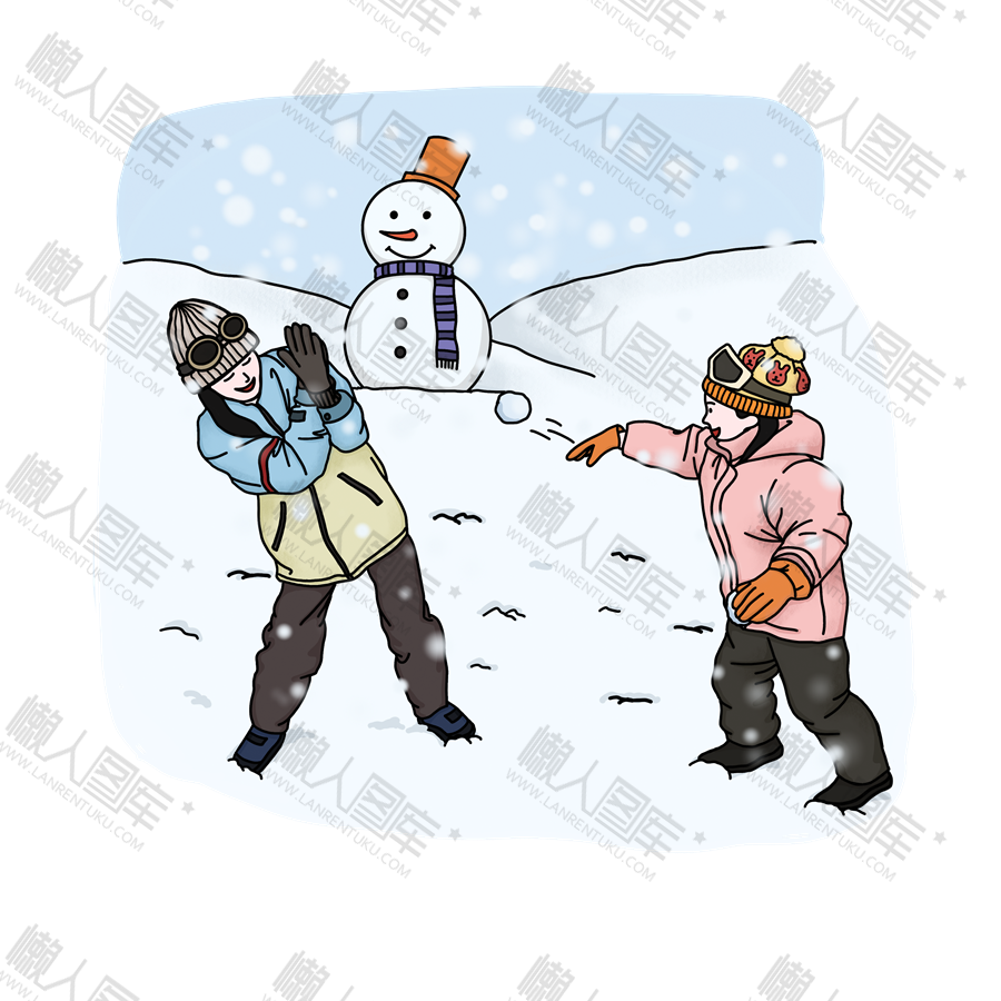 卡通打雪仗游戏图1