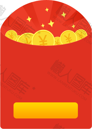 红包金币电商矢量元素图1