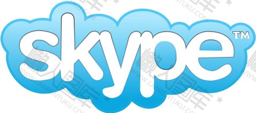 Skype文字图标logo