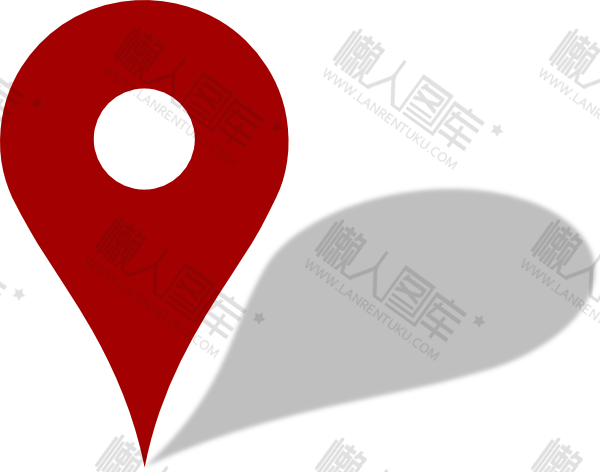 红色GPS定位图标