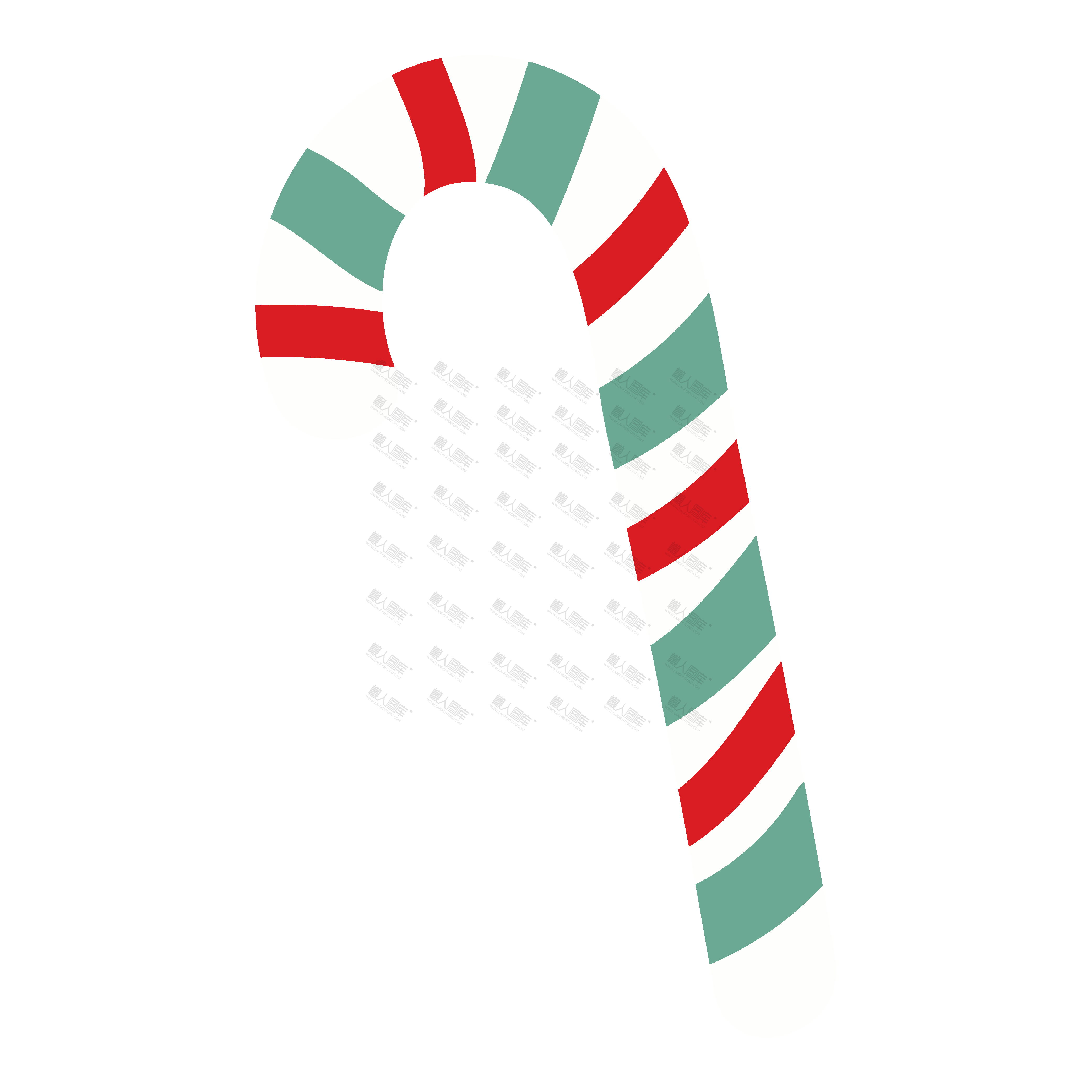 创意手绘圣诞节拐杖糖果图片