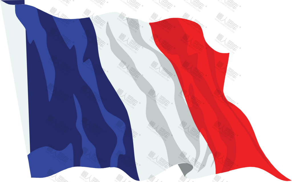 法国国旗元素素材 法国国旗元素免抠素材高清下载 懒人图库