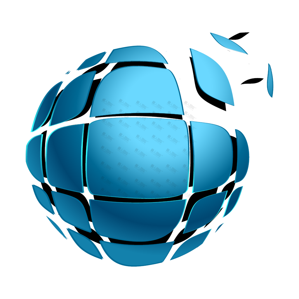 蓝色科技互联网logo