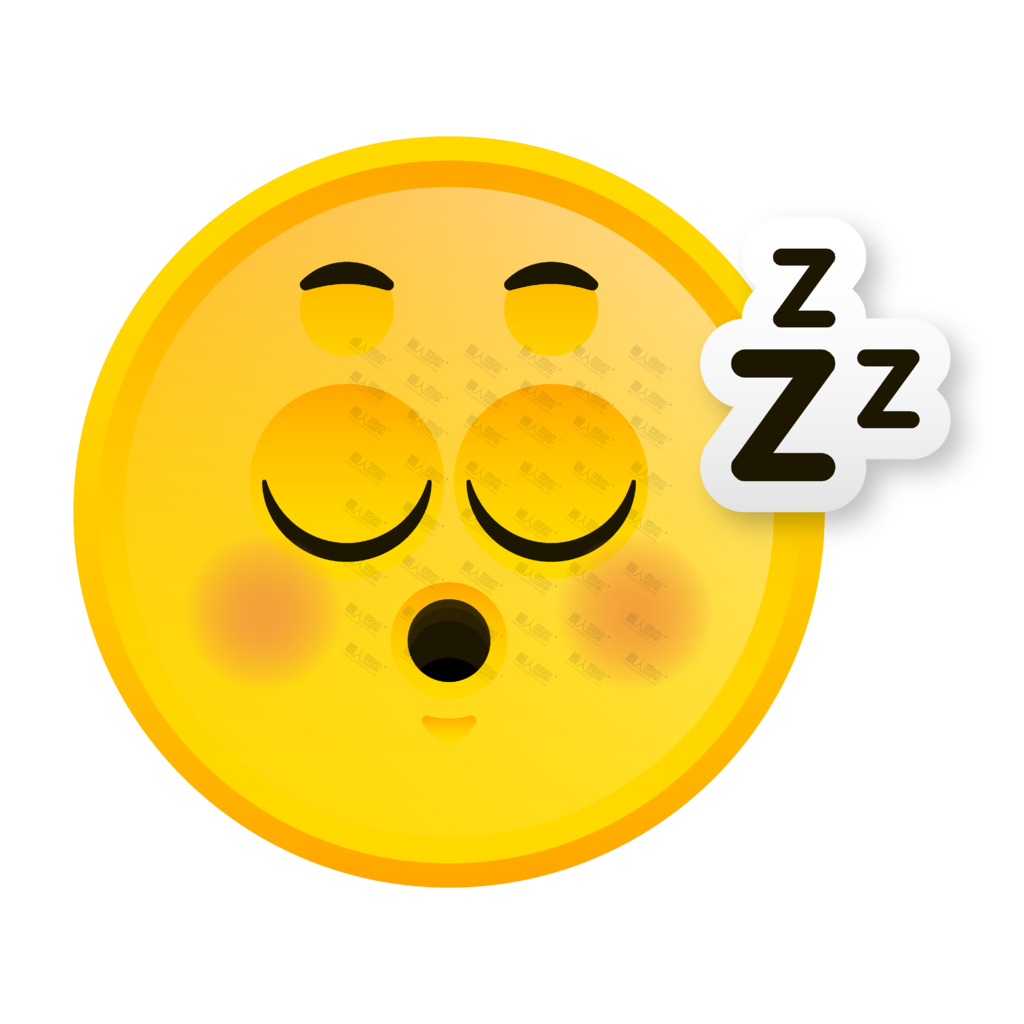 睡懵圈的可爱表情图片