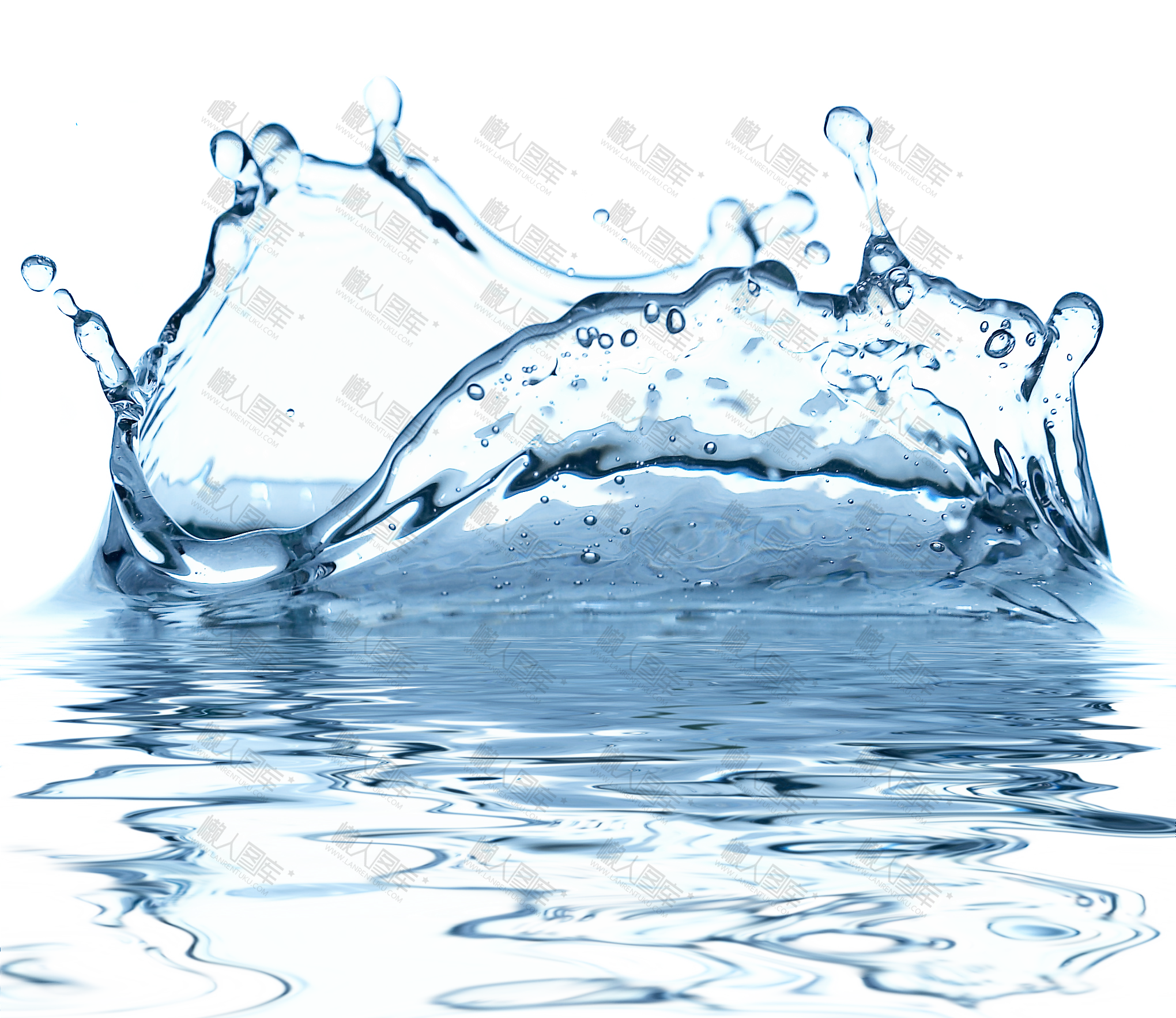 水滴下落喷溅素材图1