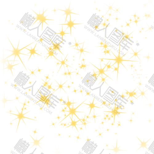 闪烁的星星漂浮点缀元素图1