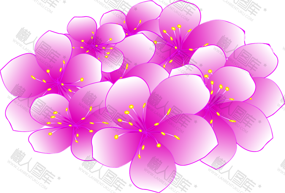 樱花花团装饰
