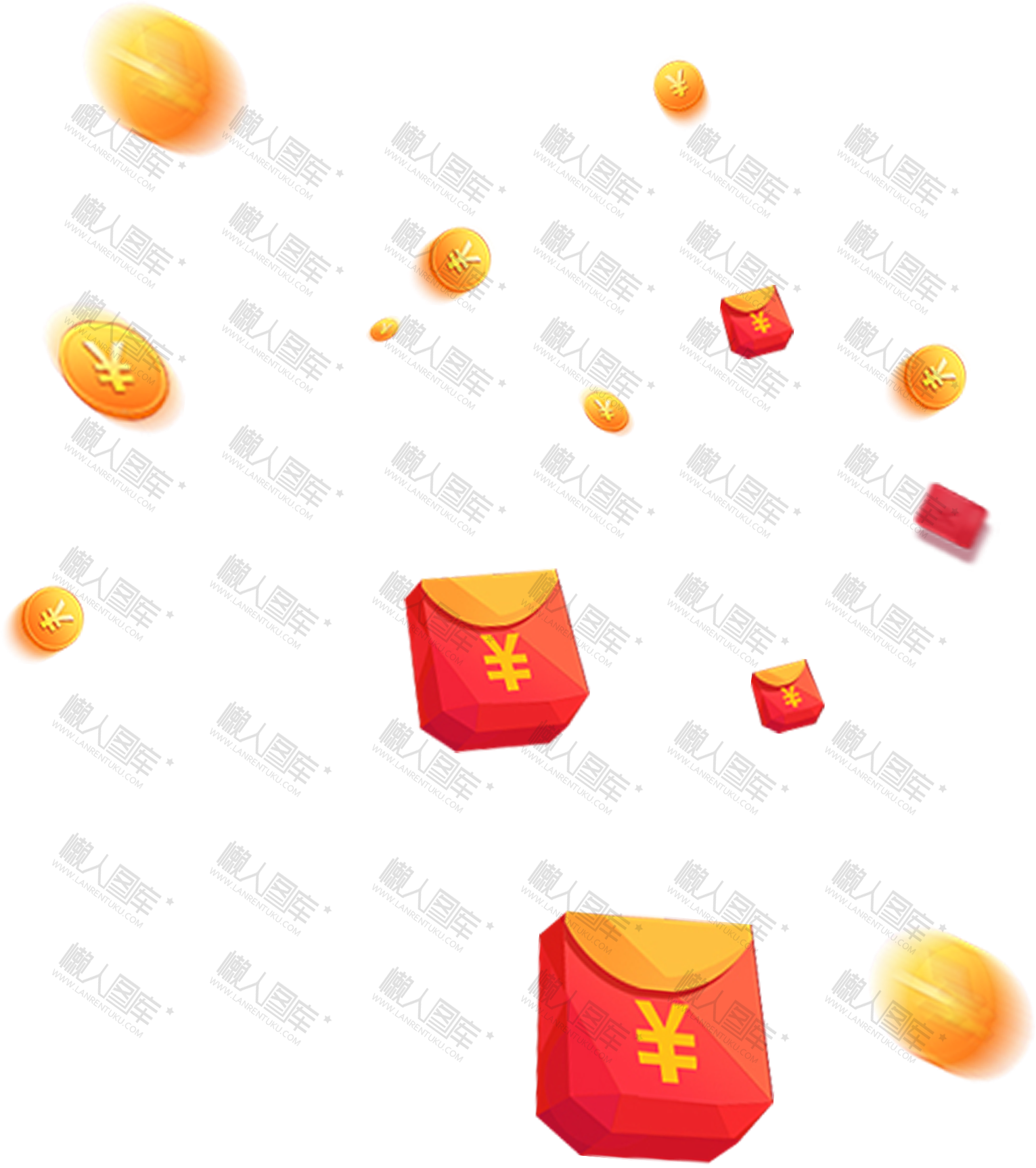 电商红包金币掉落元素图1