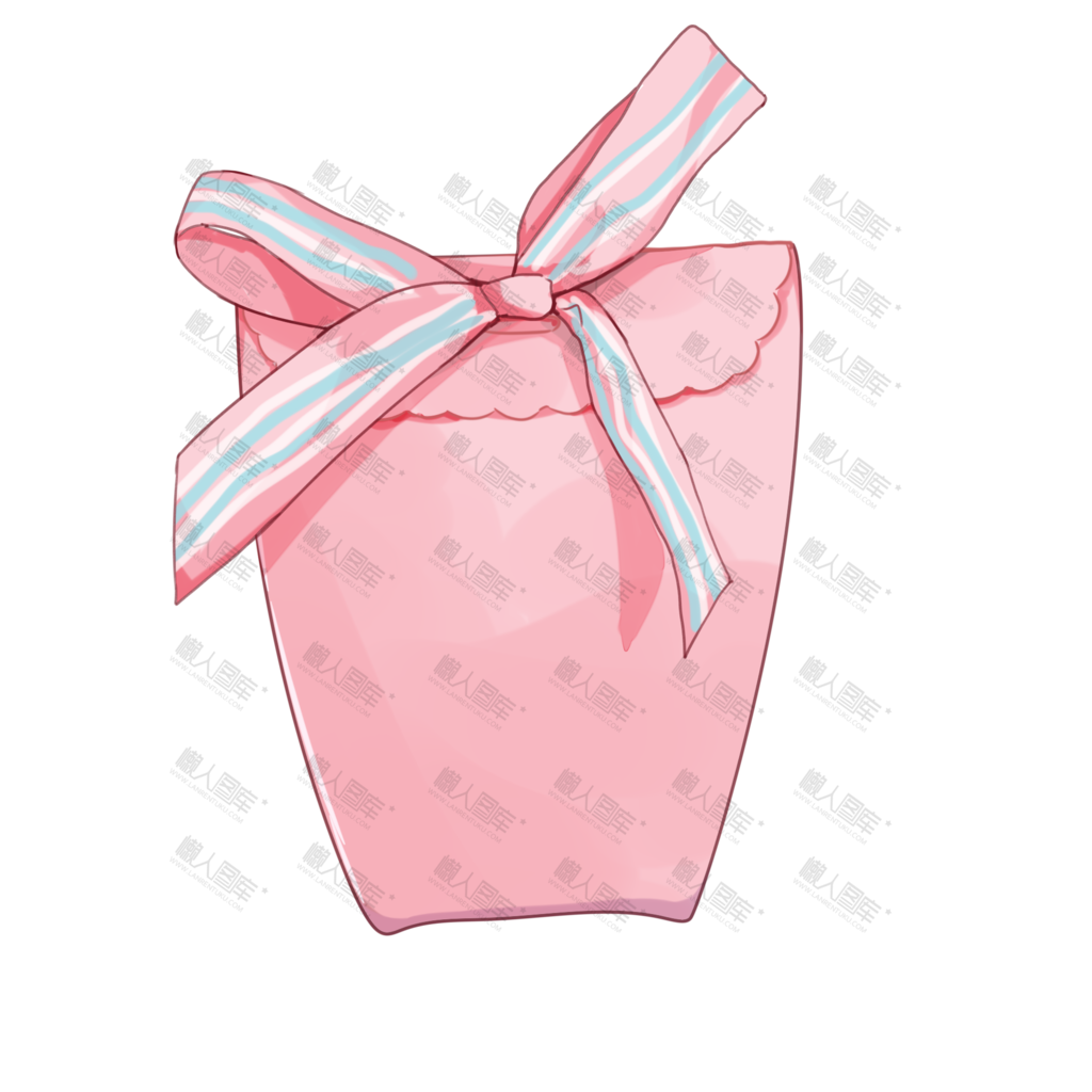 粉色礼物袋