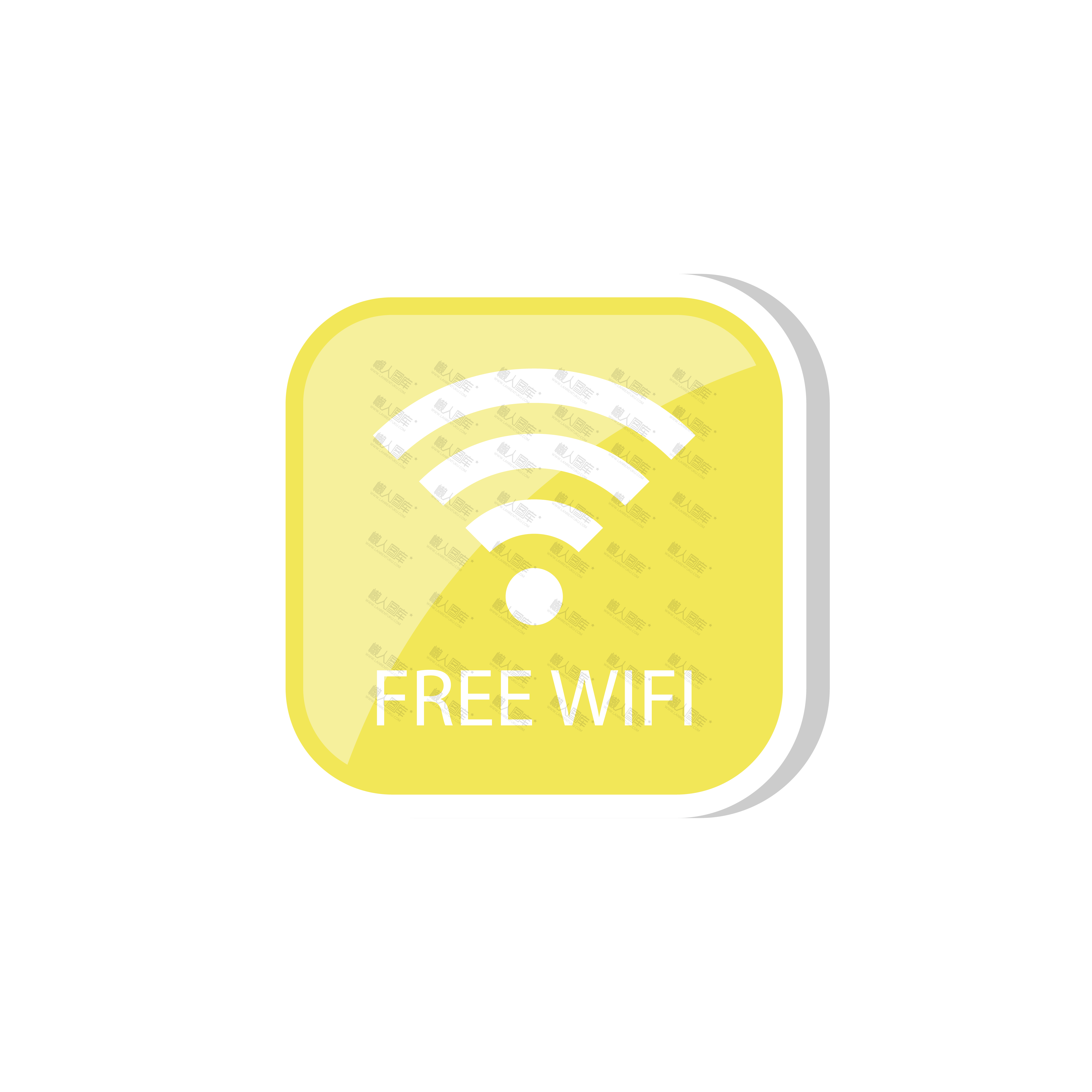 WiFi免费图标logo