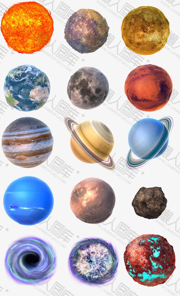 太阳系八大行星图1