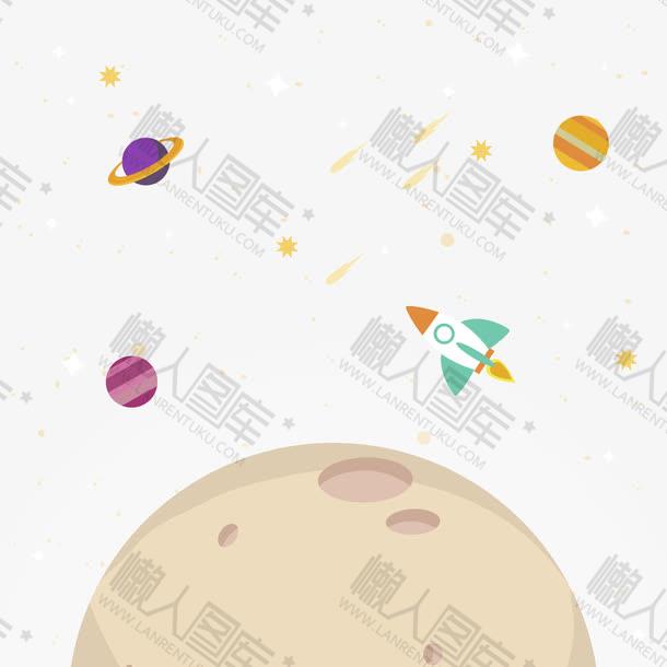 太空宇宙卡通图片图1