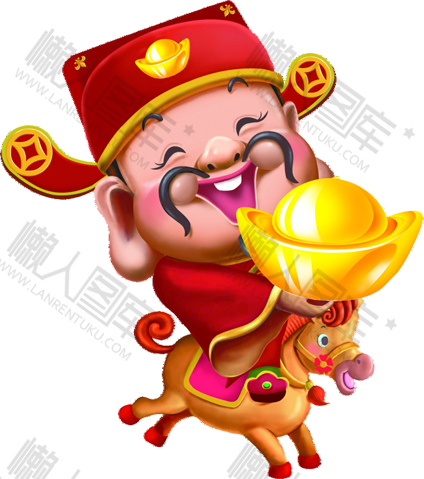 财神抱着金元宝图1
