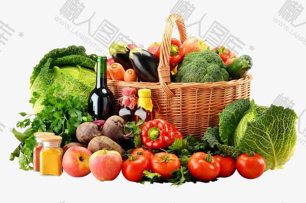 水果和蔬菜实物