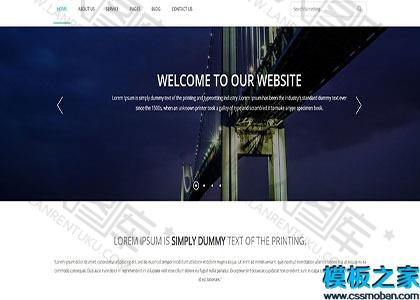 Lorem ipsum企业运营博客web网站图2