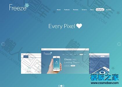 商业APP开发公司官网模板图2