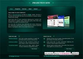 产品展示类CSS网站模板