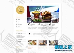 美食节目html5模板