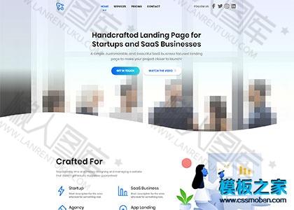 初创企业业务前端框架模板图2