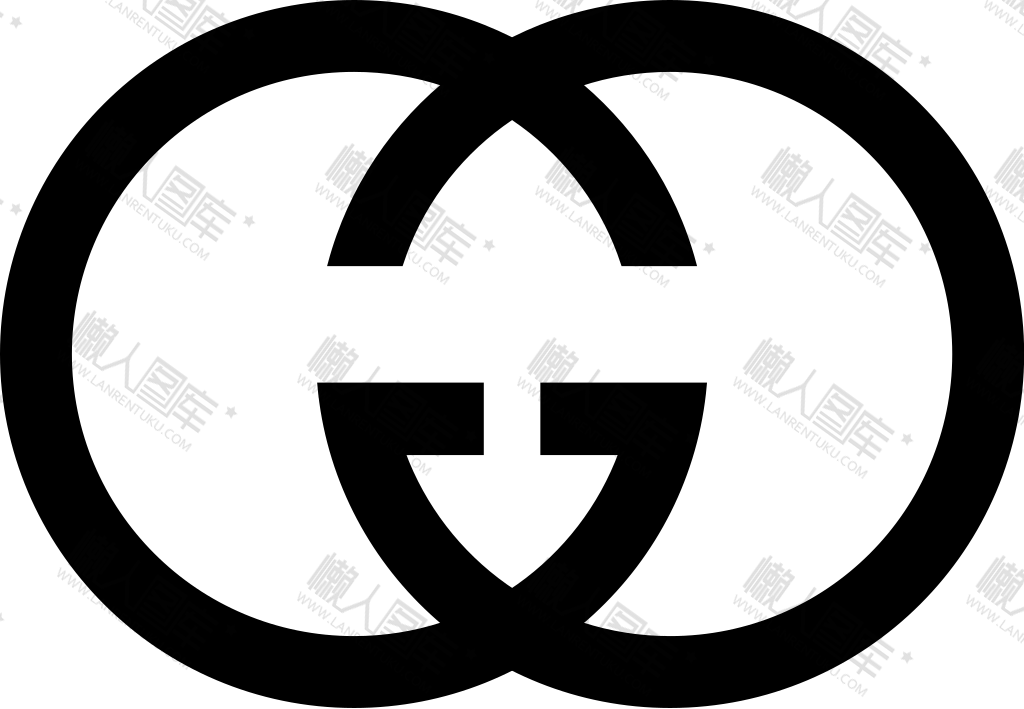 古驰黑色经典logo