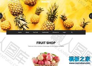 水果商店网站模板