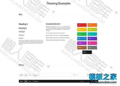 semantic UI Theme前端模板图2