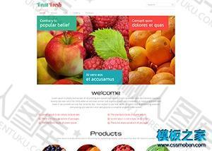 水果O2O线上卖场网站模板