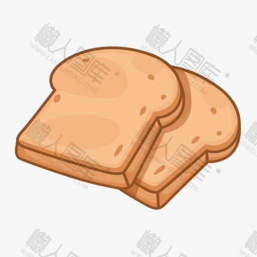 卡通吐司面包图片