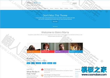 Html5响应式网站框架模板图2
