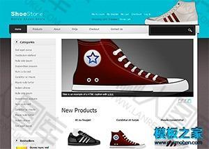 鞋类商城网站模板