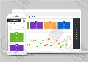 响应式仪表盘后台管理面板网站模板