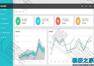 多级下拉后台管理系统html模板