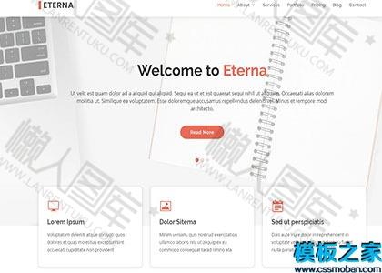 交互式网站模板图2