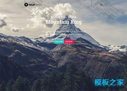 旅游景点宣传网站模板图2