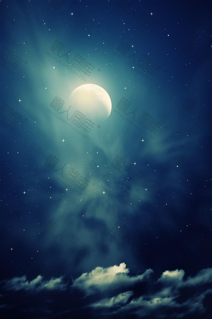 夜晚星空唯美图片图1