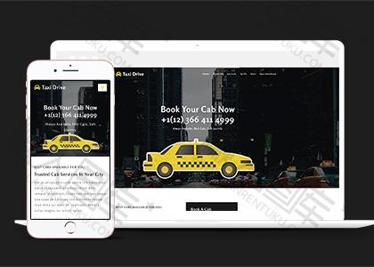 taxi汽车出租公司网站模板图2