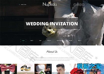 婚礼布展公司网站模板图2
