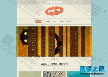 插画设计师作品展示html5模板图2