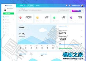 后台UI框架响应式前端模板