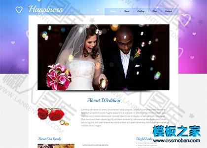 Wedding婚庆礼品公司企业官网模板图2